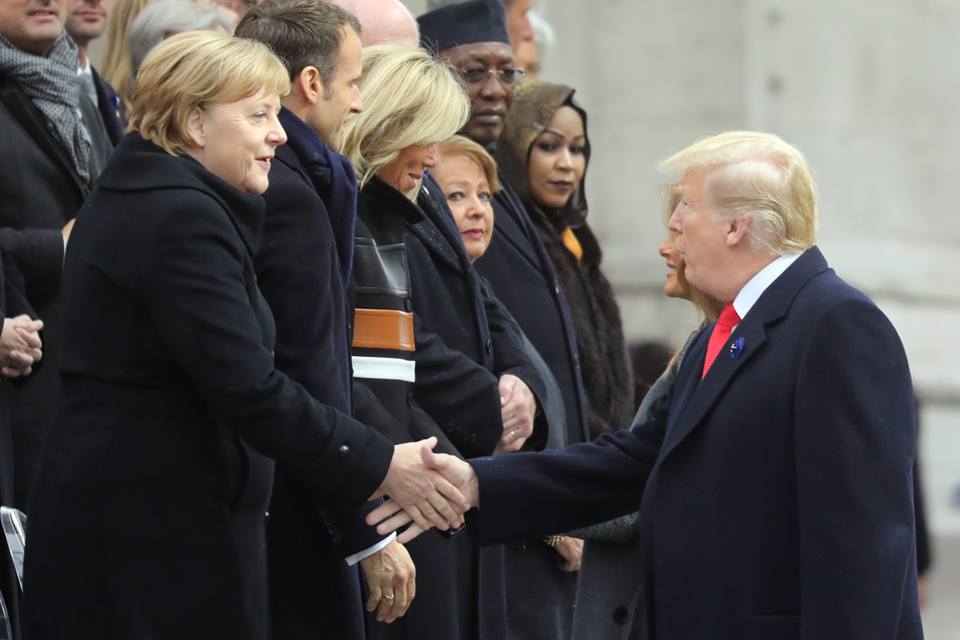 World leaders gather in Paris to mark the 100 100 years since the end of the World War I. (Photo: AFP)